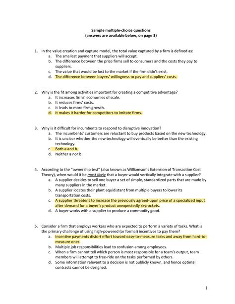 Toradh íomhá ar Test Short Answer Questions