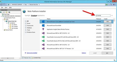 Toradh íomhá ar Web Platform Installer URL Rewrite