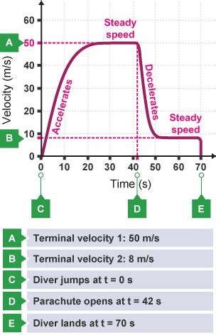Afbeeldingsresultaten voor Acceleration Time Graph for Terminal Velocity