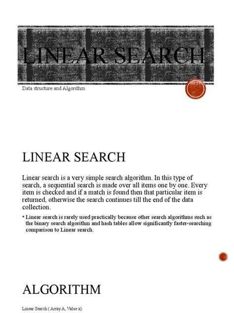 Image result for linear search algorithm
