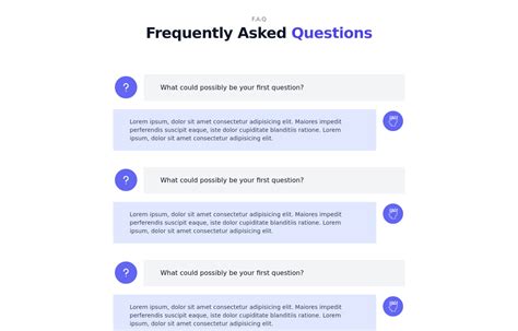 Image result for FAQ Table