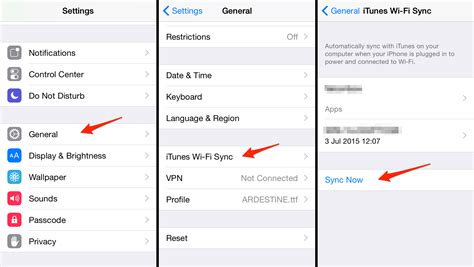 Toradh íomhá ar How to Enable iTunes Wi-Fi Sync