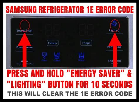 Samsung Inverter Refrigerator Error Codes に対する画像結果
