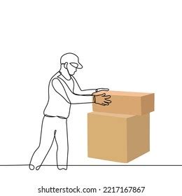 Image result for Box Unloading Drawing