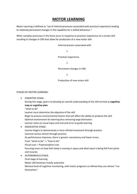 Motor Learning Practice Methods に対する画像結果