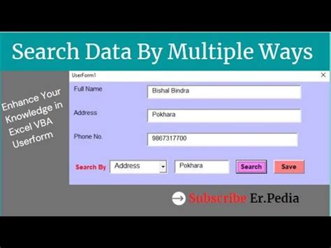 Image result for Data Search Using VBA Excell