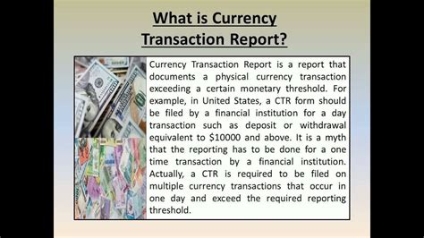 Afbeeldingsresultaten voor Currency Transaction Report