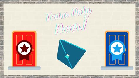 How to Make a Team Door in Roblox Studio に対する画像結果