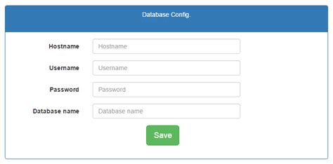 Résultat d’images pour PHP Database Configuration