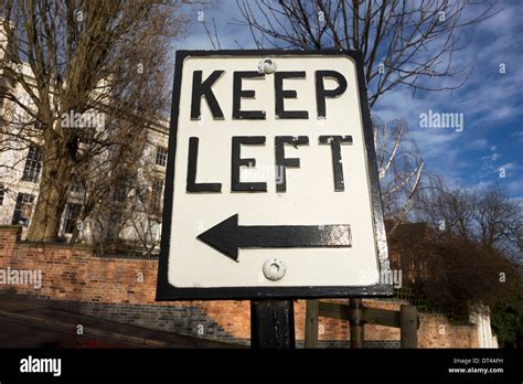 Image result for Keep Left Sign On the Road