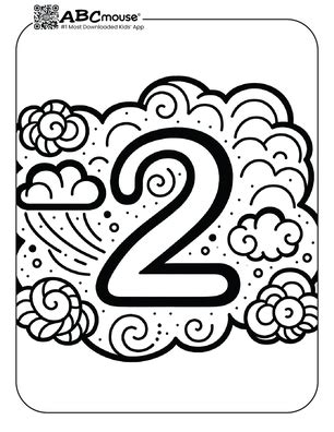 Image result for Printable Number 2 Purple and Golfd