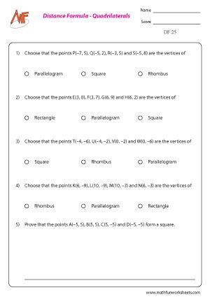 Image result for 3-Dimensional Distance Formula Worksheet