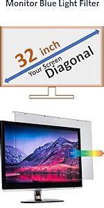 Image result for Blue Light Filter PC-Monitor 32 Inch