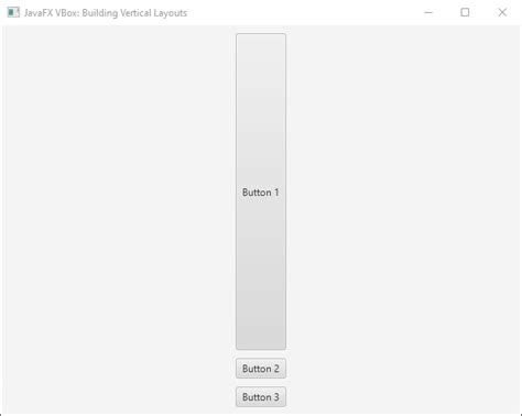 VBox Layout JavaFX に対する画像結果