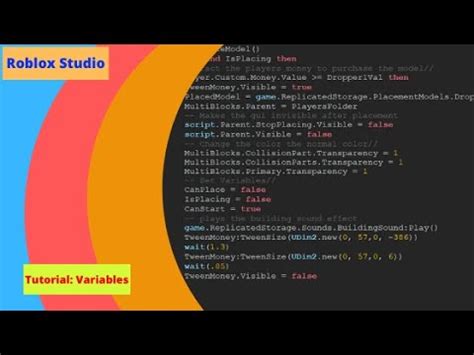 Image result for Variable Script Roblox