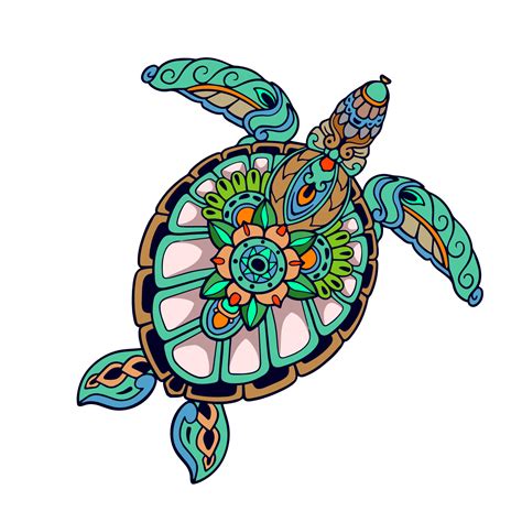 Image result for Mandala Pattern Turtle