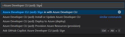 Toradh íomhá ar Azure Developer CLI Logo