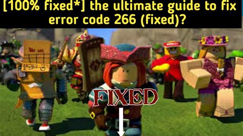 Image result for Roblox Disconnected Error Code 266