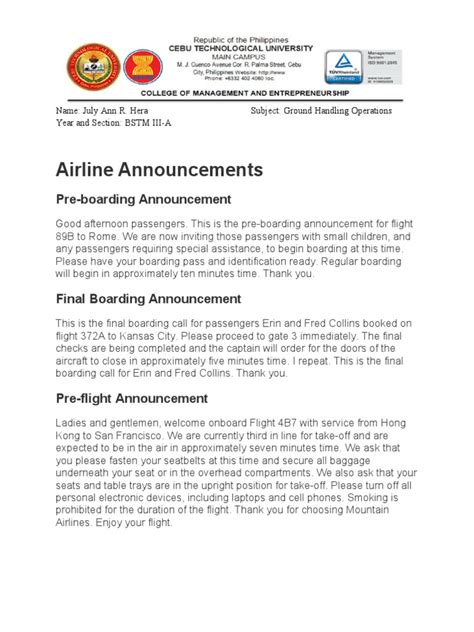 Image result for Airline Script