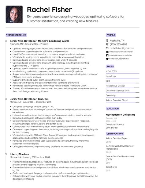 Afbeeldingsresultaten voor Developer CV Template