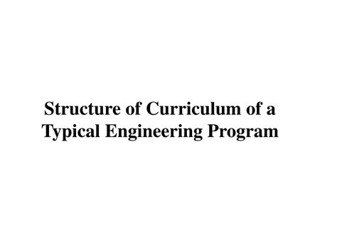 Image result for engineer program structure