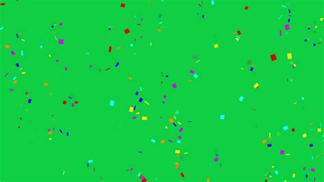 Toradh íomhá ar Multicolor Particles Green Screen Image