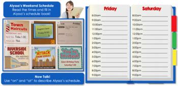 Image result for ESL Weekend Schedule