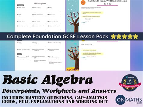 Image result for Basic Algebra Worksheets GCSE