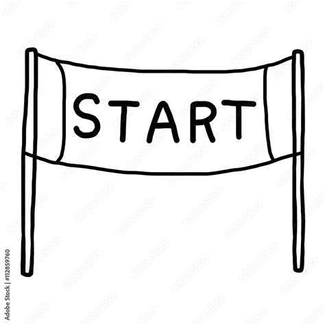 Image result for Start Sign Cartoon
