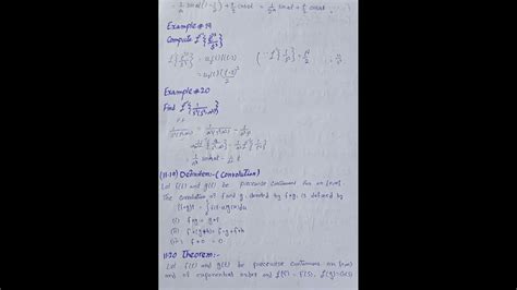 Image result for Convolution Theorem SM Yusaf