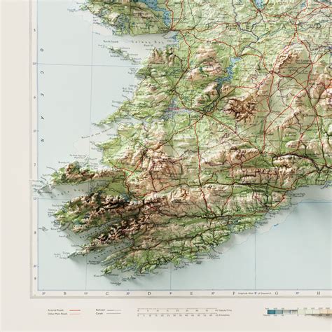 Image result for Ireland Topographic Map