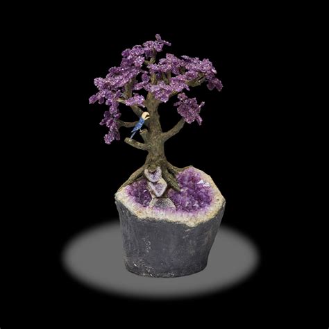 Amethyst Tree On Geode Base に対する画像結果