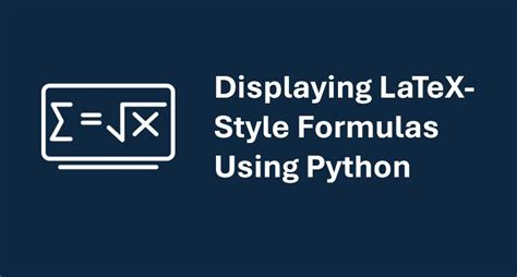 Image result for Python Display Formula