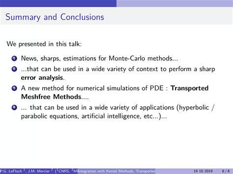 Meshfree Methods に対する画像結果
