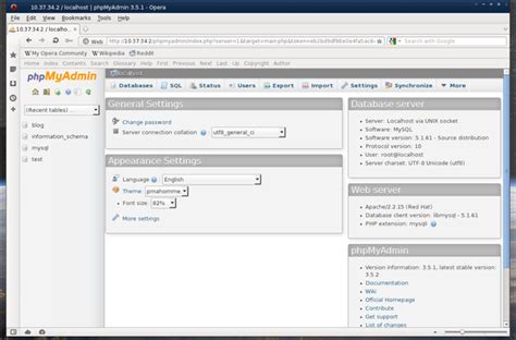Image result for phpMyAdmin Database Configure