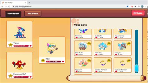 Toradh íomhá ar Prodigy Math Game All Pets