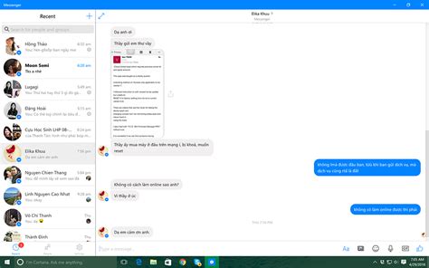 Image result for Messenger App Windows 10