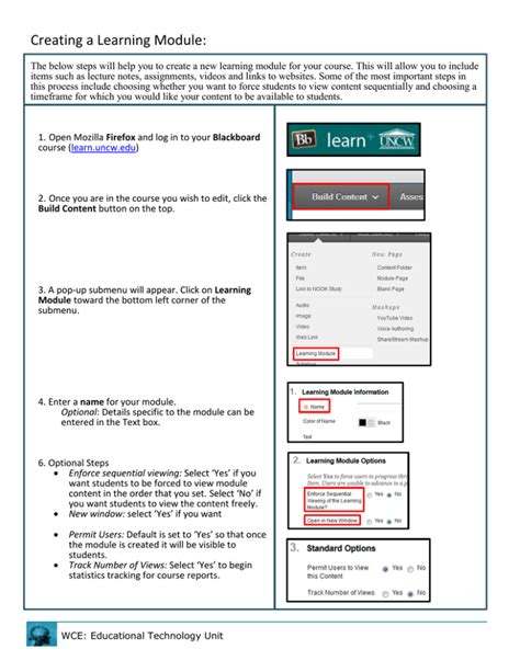 Image result for Components of a Learning Module