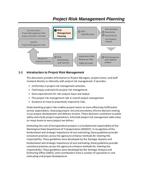 Image result for Risk Management Program Template PDF