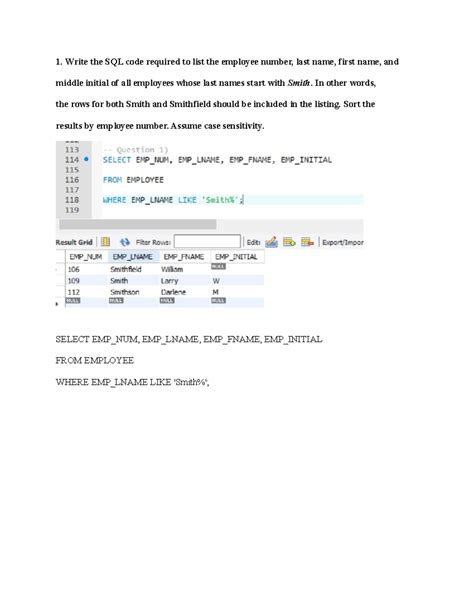 Image result for SQL Code Lis