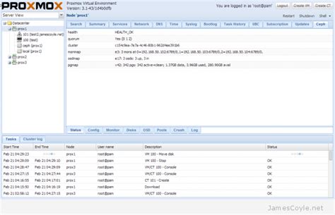 Afbeeldingsresultaten voor Ceph Storage GUI