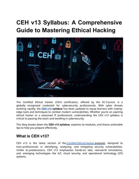 Image result for Ethical Hacking Syllabus