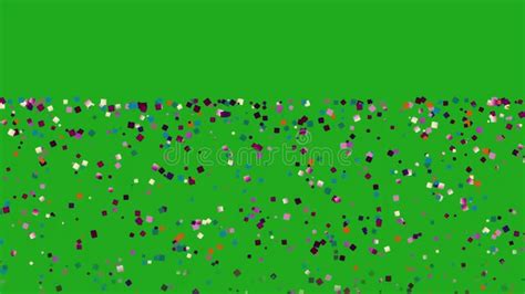 Toradh íomhá ar Multicolor Particles Green Screen Image