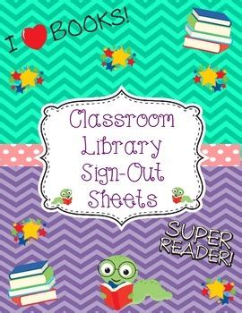 Bildergebnis für Classroom Library Sign Out Binder Cover