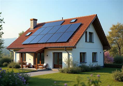 Toradh íomhá ar Solar Array Royalty Free