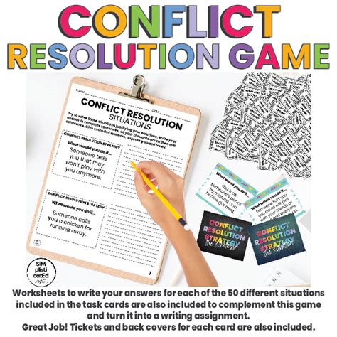 Image result for Conflict Resolution Activity