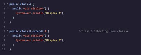 Single Inheritance Isa Relationship in Java に対する画像結果