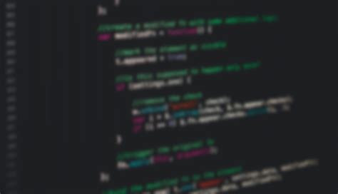 Toradh íomhá ar Blur Computer Coding Background