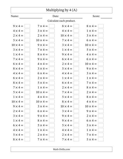 Image result for Multiplication Grade 4