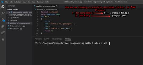 Image result for Run Code in Command Prompt C++